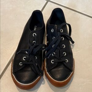 Black Leather converse